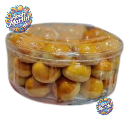 

AM KUE NASTAR BULAT TOPLES 350gr Kue Lebaran Kue Kering Pineapple tart Cemilan Lebaran Viral