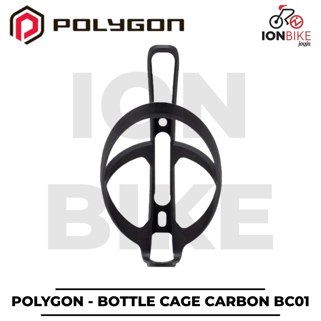 Bottle Cage Polygon BC01 Carbon Aero Tempat Dudukan Botol Sepeda di Frame BC-01 Cagak Bidon Mounting