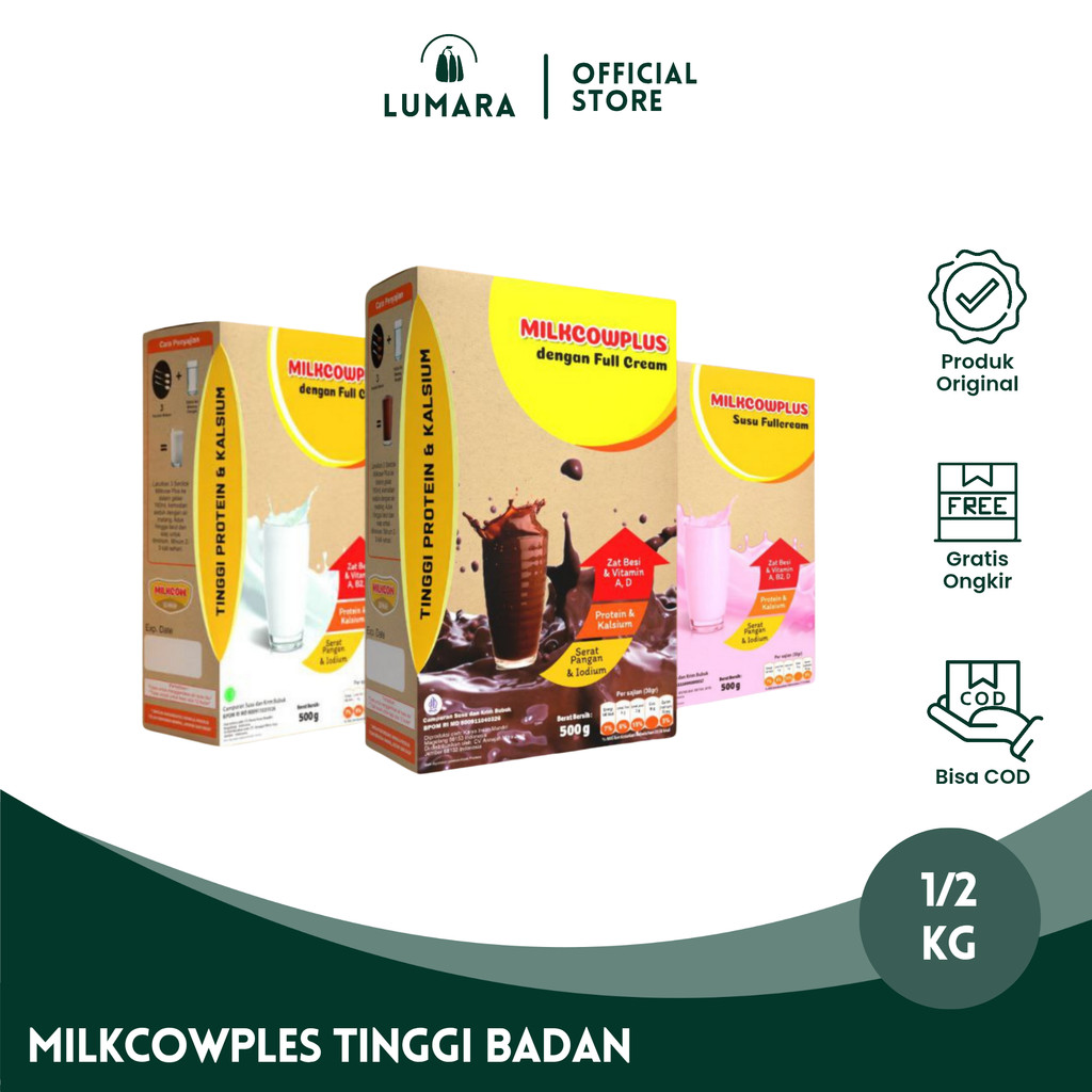 

Susu MILKCOWPLUS Penggemuk Dan Peninggi Badan Penambah Nafsu Makan 500 gram