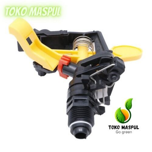 10 Pcs Impack Sprinkler kuning tembak alat siram tanaman kincir air alat siram tanaman