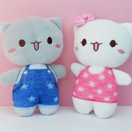Boneka Hewan Kucing Cute Fortune Mini Lucu Gantungan Kunci Mini Mainan Anak Cowok Cewek