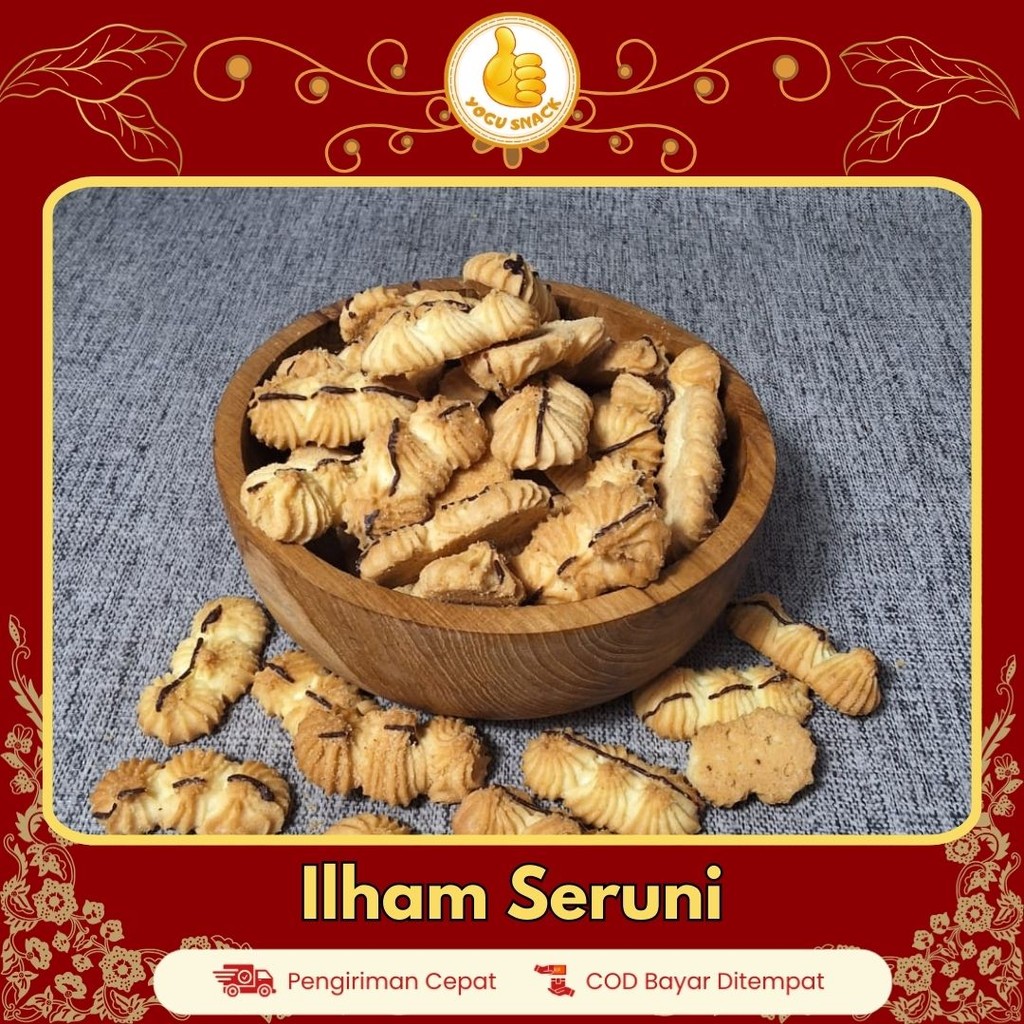 

Yogu Snack Kue Ilham Seruni Kiloan 250gr 500gr 1000gr Kue Lebaran Kue Natal