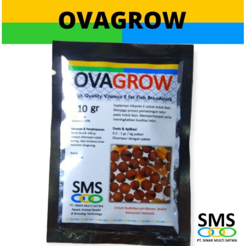 OVAGROW 10 gram VITAMIN INDUKAN  IKAN