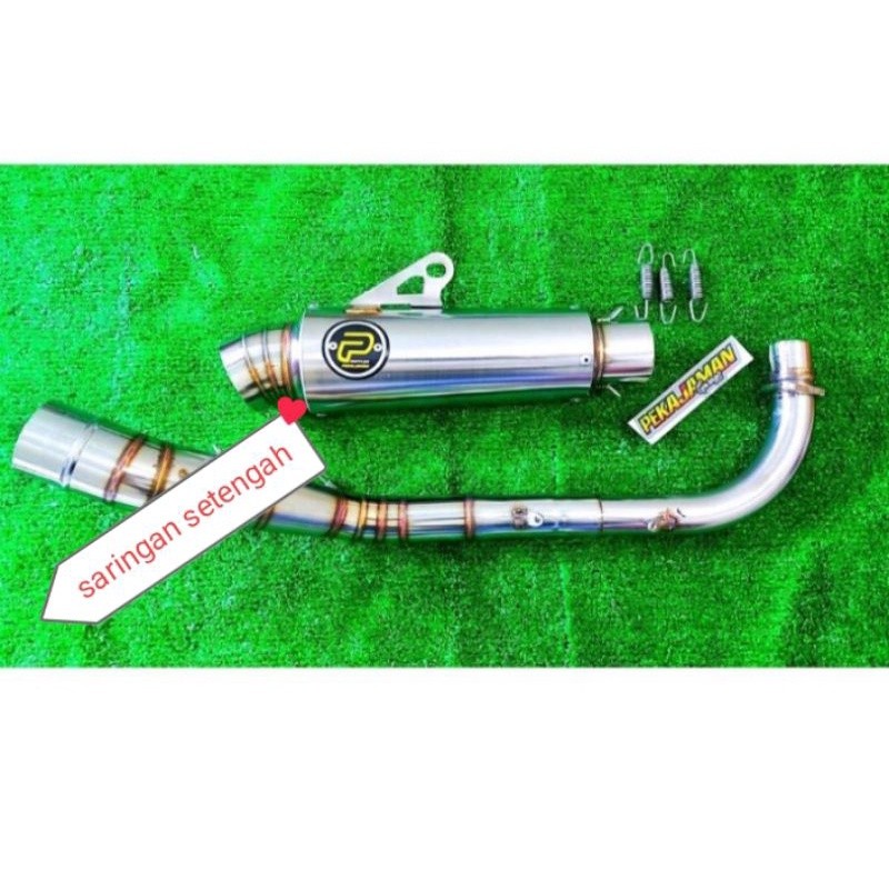 knalpot pekajaman 1 set buat supra x c70 revo smas karisma sogun vega r revo blade grand supra fit