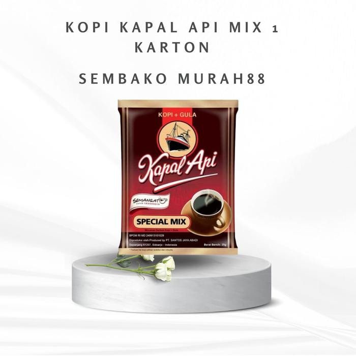 

ABN09 x SISCAANANTA - KOPI KAPAL API SPECIAL MIX 1 KARTON ISI 12 RENCENG PACKING DUS - MOCACINO 1 KARTON