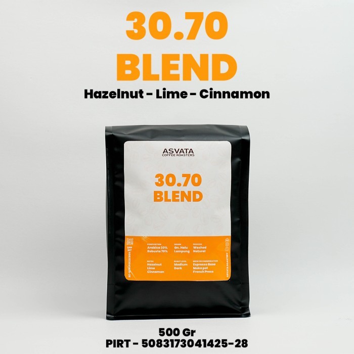 

Biji Kopi 500 Gr 30.70 Arabica Robusta Roasted Beans Kopi Susu Blend - Extra Coarse