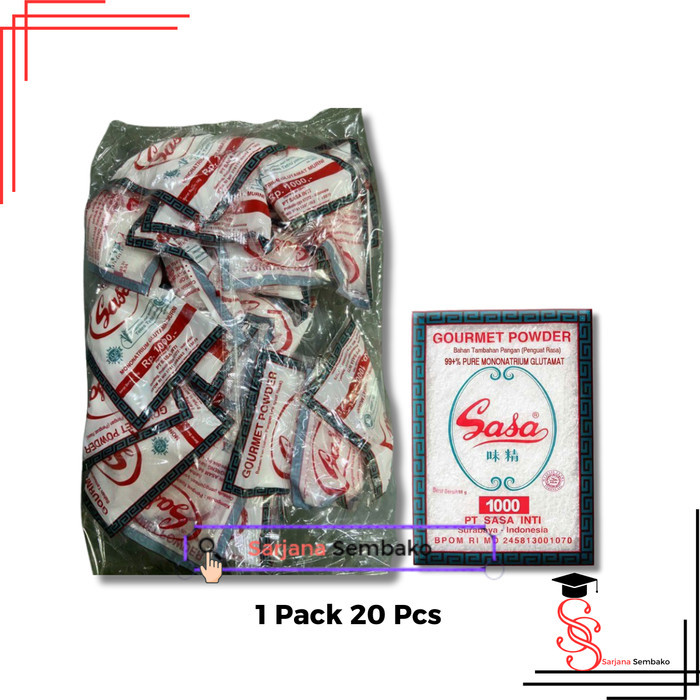 

Sasa MSG 14 Gram / Micin Sasa 1000 - 1 Pack 20 Pcs