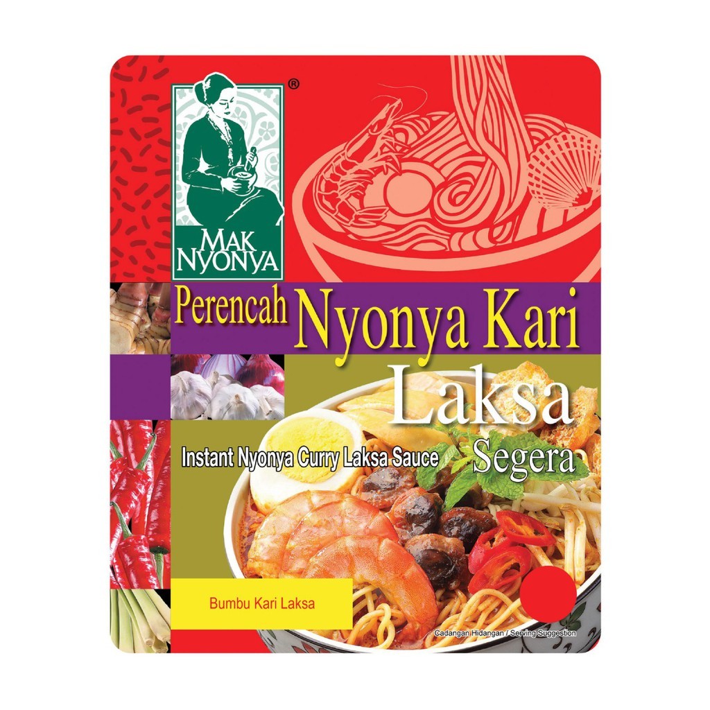 

Bumbu Mak Nyonya Nyonya Kari Laksa 100 or - Nyonya Curry