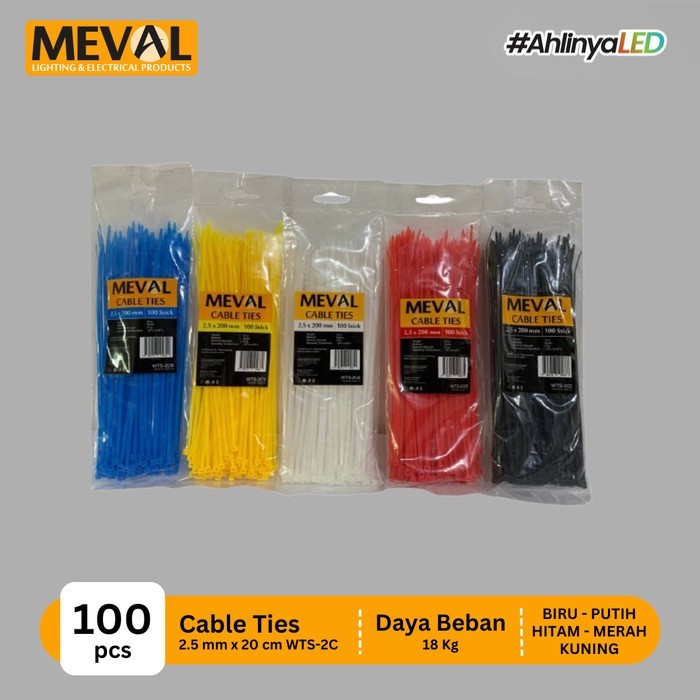 

MEVAL Kabel Ties 2,5mm Cable Ties 20cm