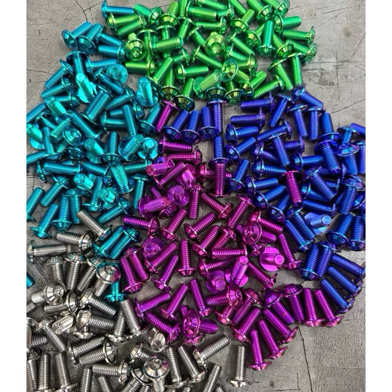 NB_GFHJ TITANIUM BOLT M8X20 BAUT PROBOLT DISC BAUT PIRINGAN CAKRAM TITANIUM GR5 UNIVERSAL ORIGINAL V