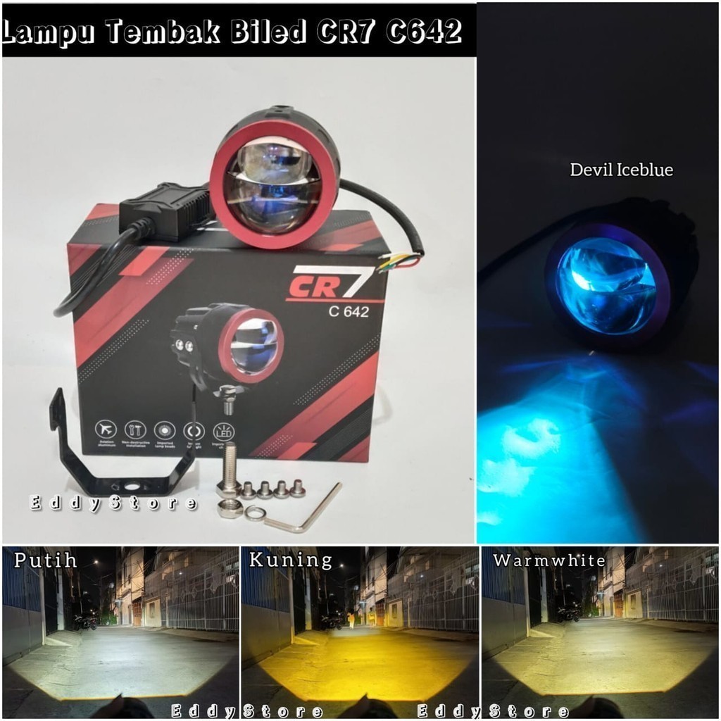 Lampu Tembak Biled Led CR7  C642