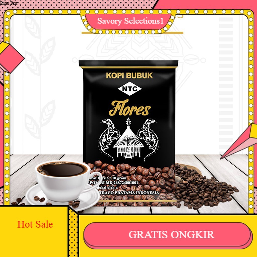 

【SAVORY】 FLASH SALE!! Kopi NTC Flores 450g Kopi Bubuk Tradisional