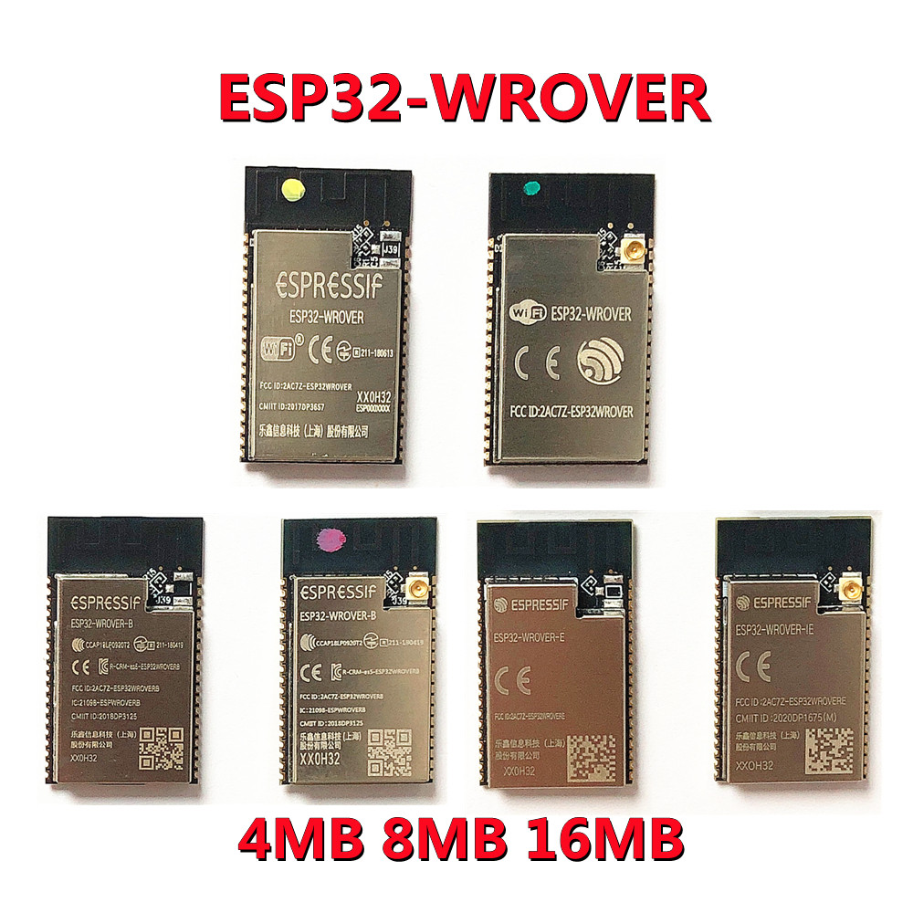 ESP32-WROVER ESP32 ESP-32 4MB 8MB 16MB Wifi Wireless Module ESP 32 ESP32-WROVER-I -IB -B -IE -E WiFi