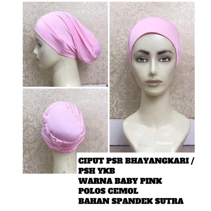 READY | CIPUT PSR BHAYANGKARI PSH YKB BABY PINK SPANDEK SUTRA - POLOS CEMOL
