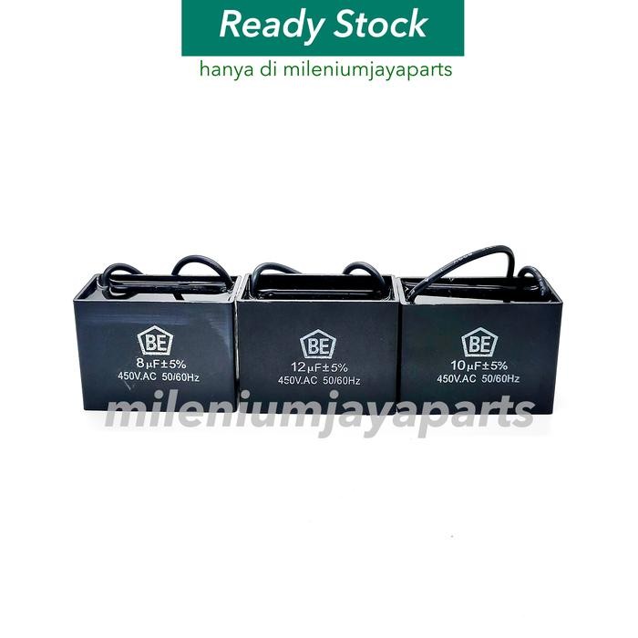 R3N0 Kapasitor Kotak 8 uf , 10 uf , 12 uf , 16 uf / Capasitor 2 Kabel - 8 uf