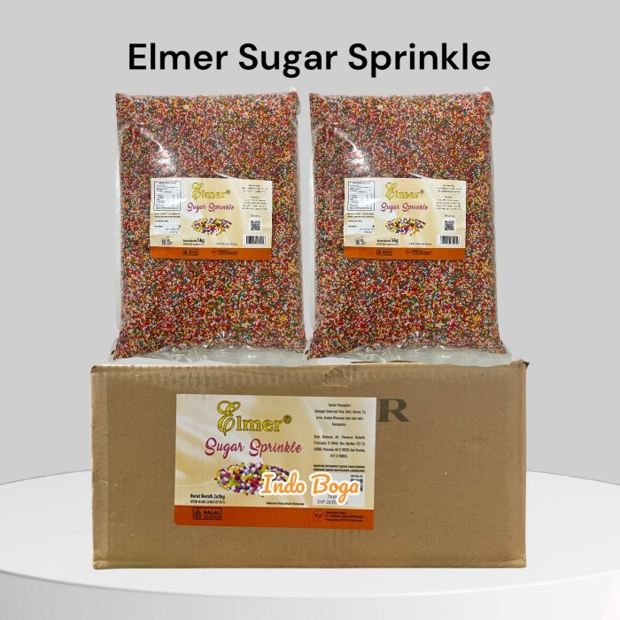 

KARTONAN Elmer sugar sprinkle / hiasan kue springkel elmer