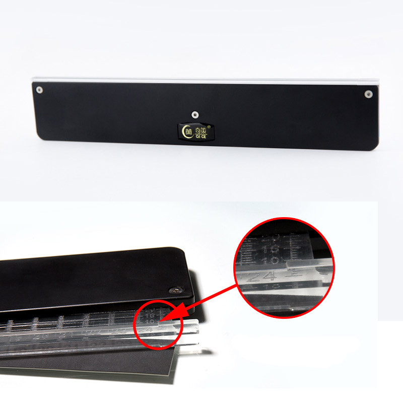 

Rubber Band Cutting Taper ruler Slingshot Catapult Tool