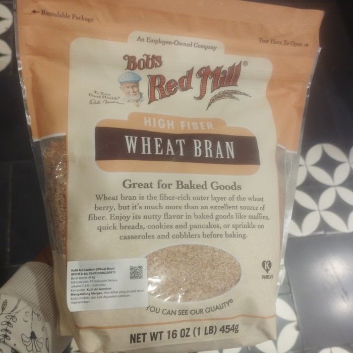 

bob's red mill wheat bran 454gr