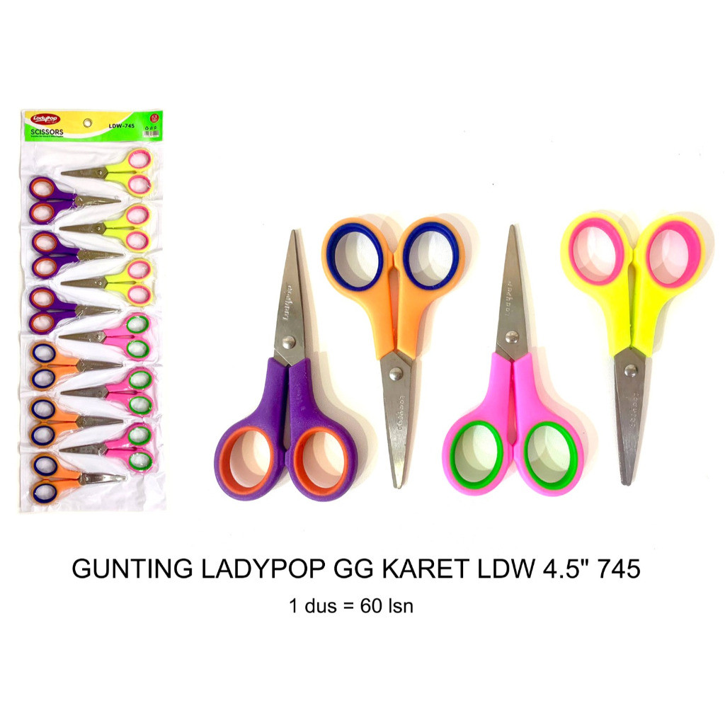 

Gunting Kecil 4,5" Ladypop (12pc)