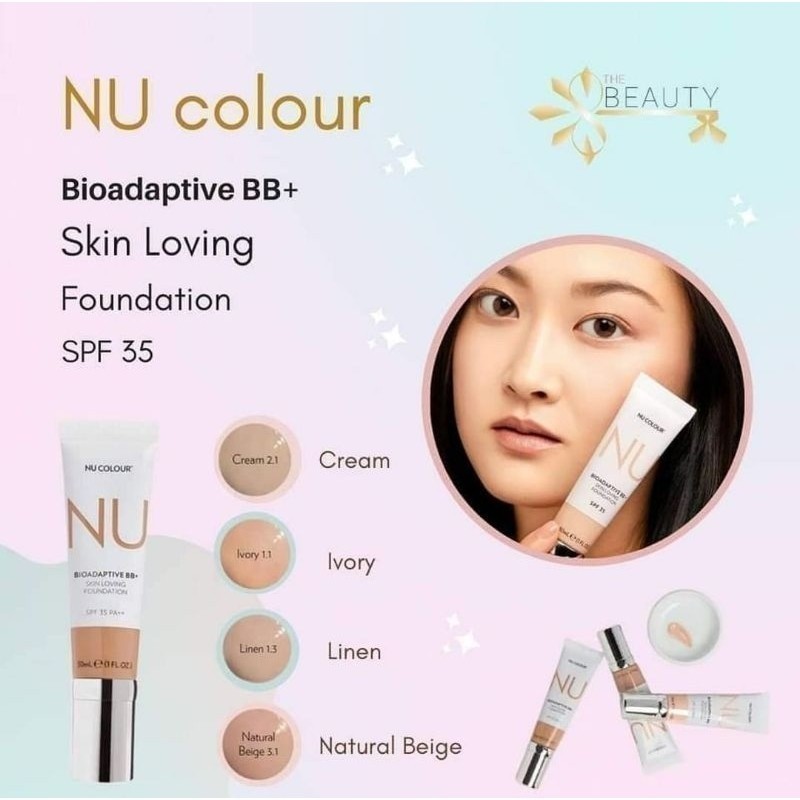 BB CREAM BIOADAPTIVE NU COLOUR BB+ SKIN LOVING FOUNDATION ED 2026