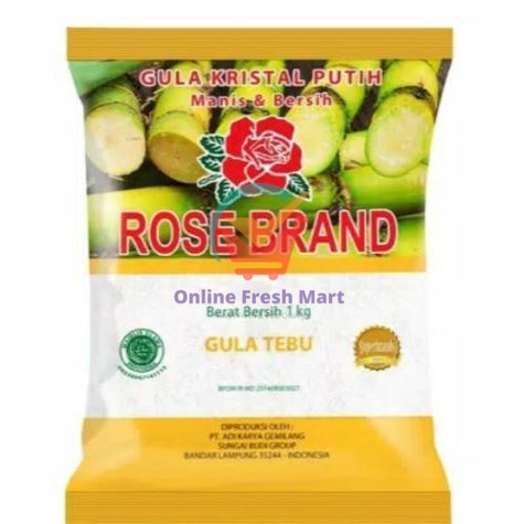 

Rose Brand Gula 1 Kg (Bungkus Kuning) - Online Fresh Mart Denpasar