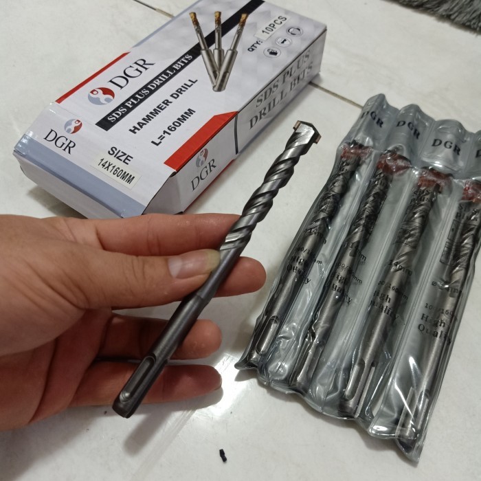 dgr mata bor tembok sds plus 14mm x160 / mata bor tembok sds dgr mata bor sds dgr