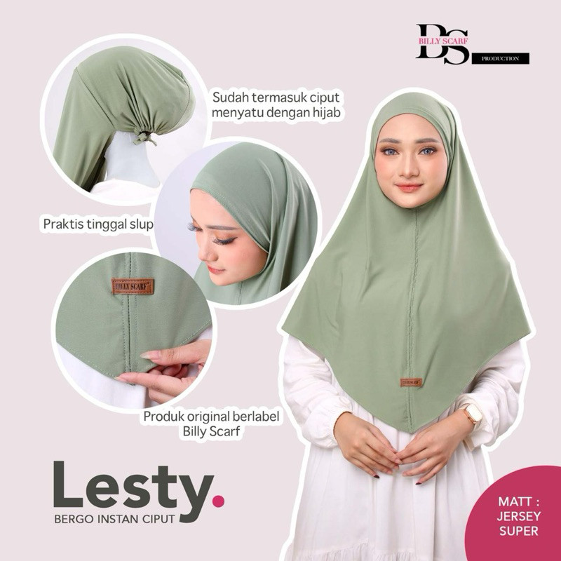 MEIHIJAB - TERBARU  Inner Bergo | Bergo Instant Ciput | Jilbab Instant + Inner