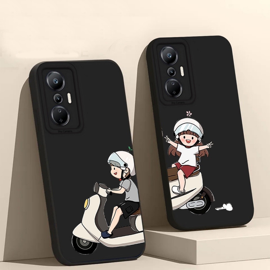 WCC-01 Silikon Ponsel Pasangan Untuk Infinix Hot 20s Softcase Couple Bumper Candy Pro Kamera Warna H