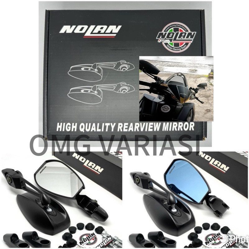 Spion Napoleon Spion Batman Style Rear Mirror NOLAN High Quality Original Italy Untuk Honda YAMAHA N