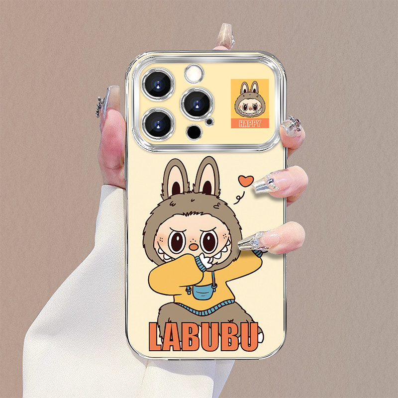 Lovely【Labubu】Case cocok untuk iphone ip11 ip11Pro ip11ProMax ip12 ip15 ip14 ip13 Plus Pro Max X Xs 