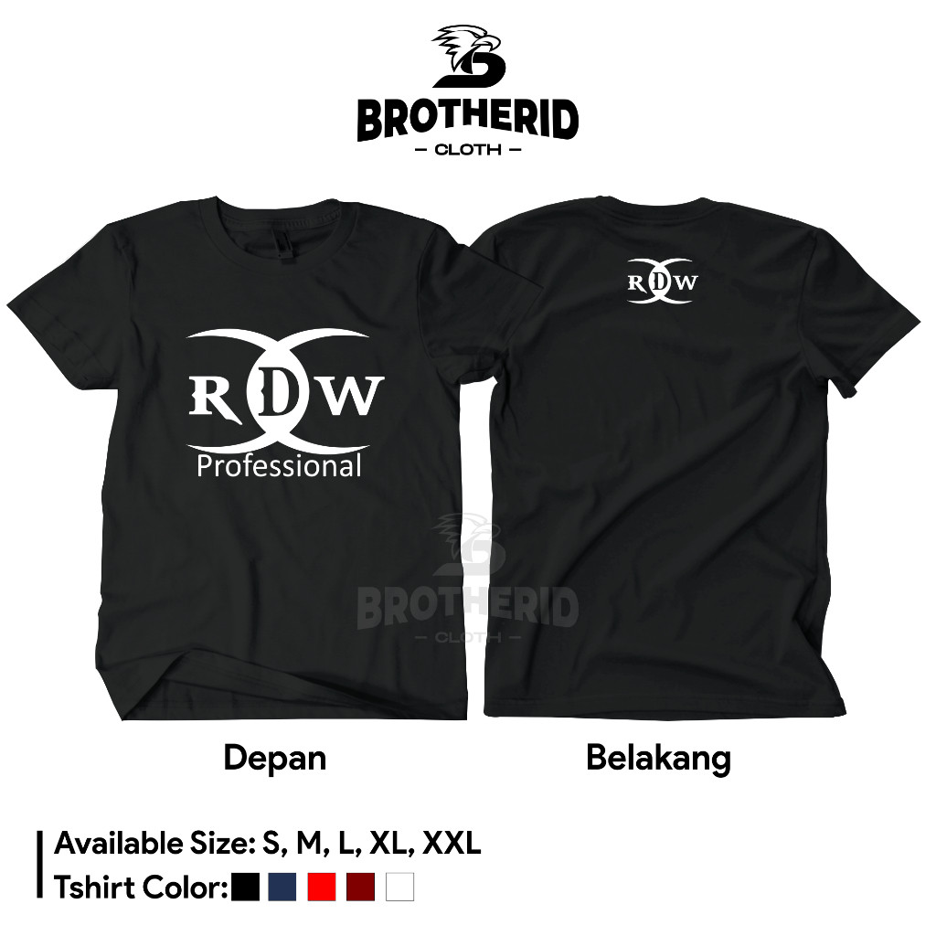 Kaos RDW Professional Audio Baju Operator Sound System Profesional Original