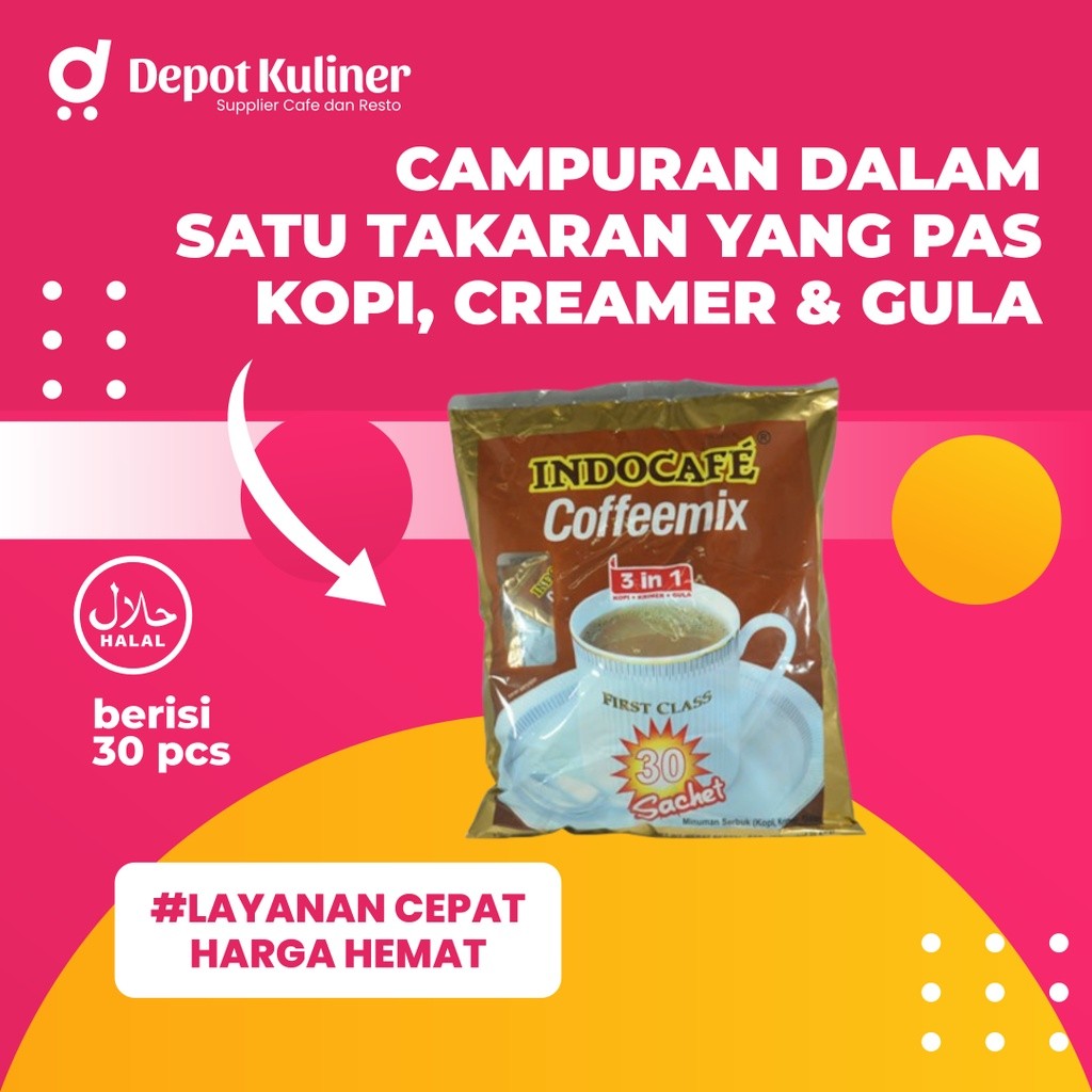 

Indocafe Kopi Coffeemix 30'S