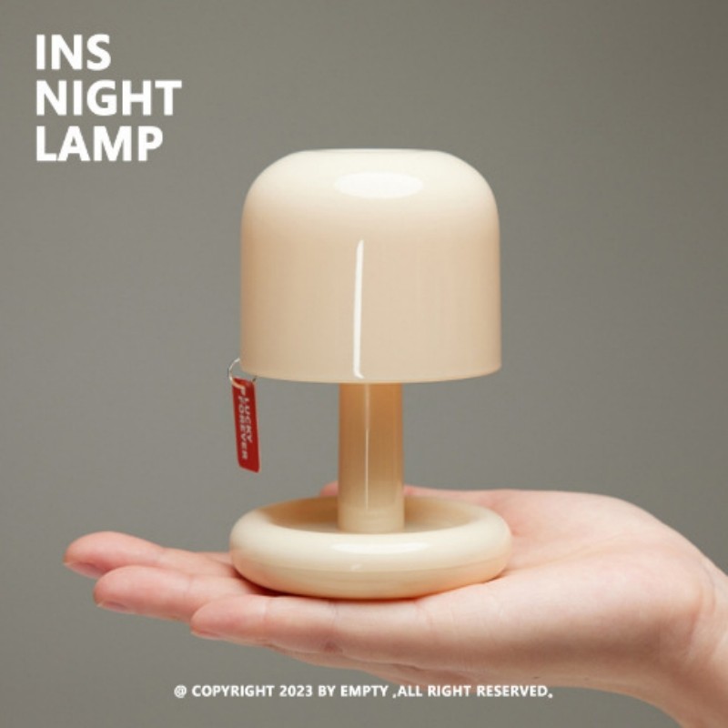 

Mini Desktop Sunset Night Lamp Creative USB Rechargeable Mushroom Style Led Night Light for Coffee Bar Home Decor Bedroom