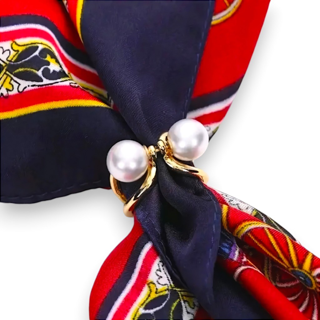 cod-Ring Tuspin hijab jilbab / Bros cincin kerudung permata mutiara cantik Terlaris Viral