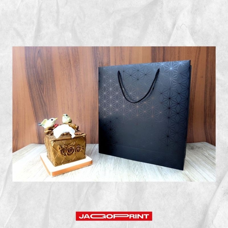 

Paper Bag Elegant Star 33 x 10 x 35 cm Gift Bag Kantong Kado Ulta Wedding Souvenir Premium Tebal
