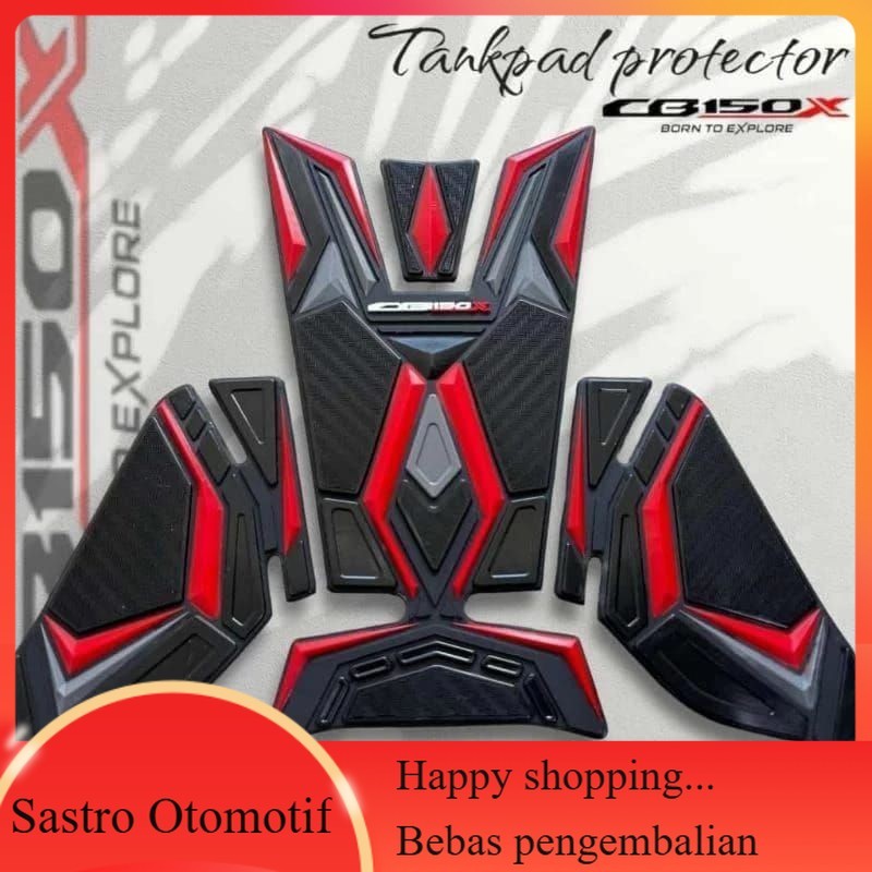 Motopad27 Tankpad motor  CB150X Tankpad Motor CB150X Rubber Karet