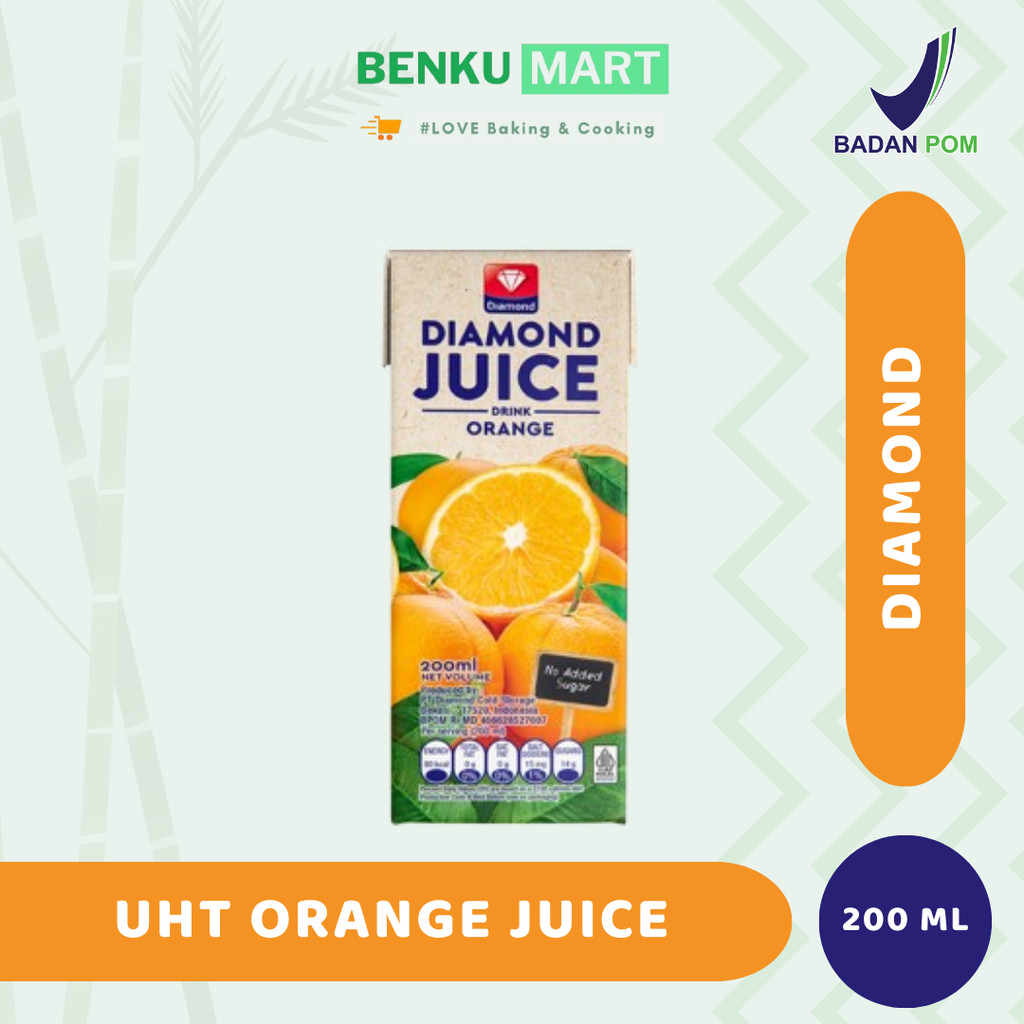 

Diamond Juice UHT Orange Unsweet (200 ml)