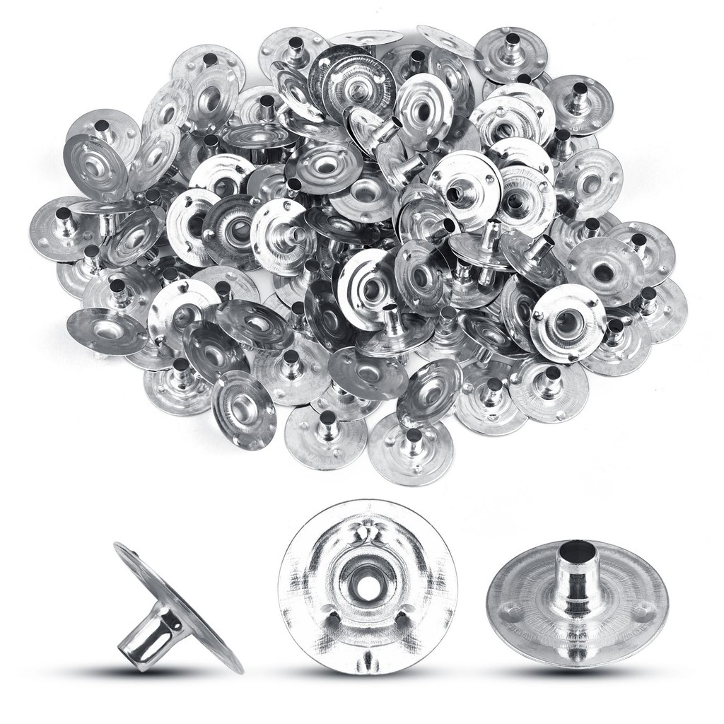 

Handmade Candle Wick Tabs Metal Candle Wicks Sustainer Tabs Candle Wicks Base For DIY Candle Making DIY Craft Tool