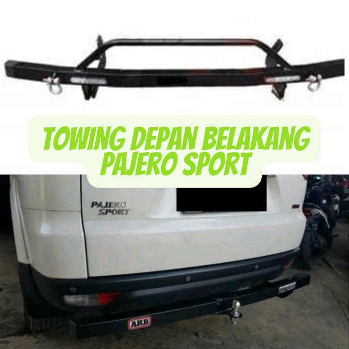 Towing Besi Pengaman Depan Belakang Mobil Pajero Sport
