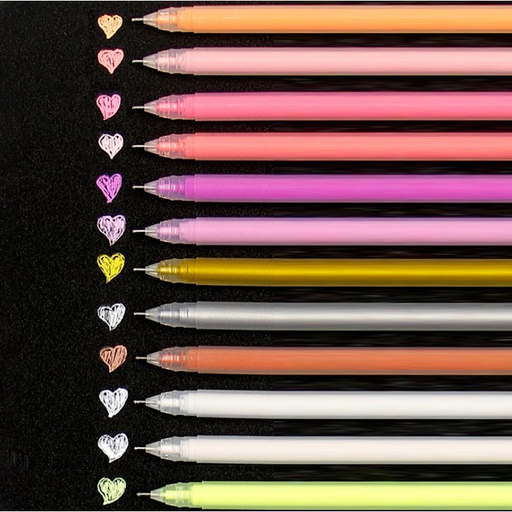 

⭐JOJU⭐ COLOR GEL PEN 10 WARNA 0.50MM / PULPEN GEL WARNA WARNI 0.50MM BS