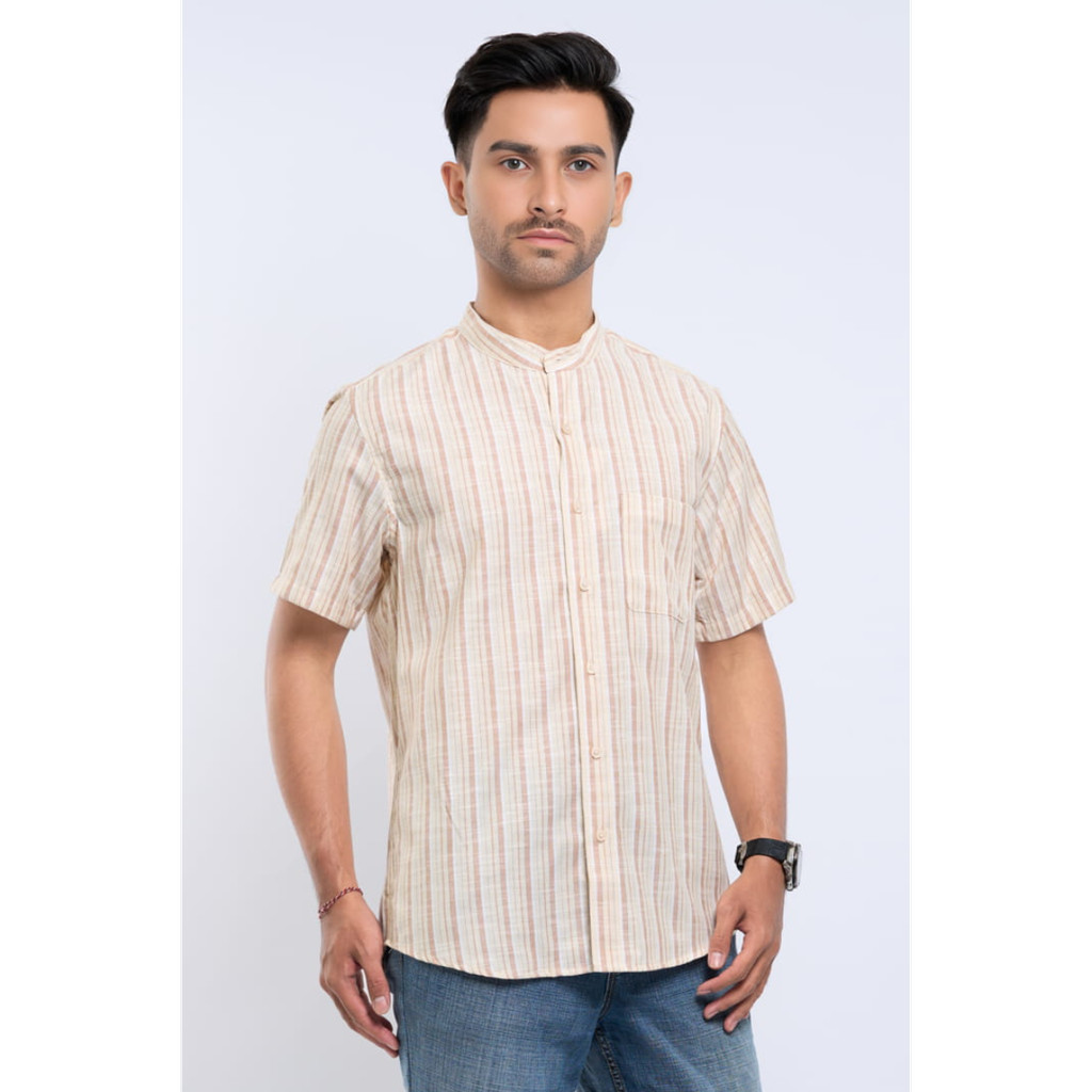 Hassenda Baju Koko Pria Pendek Adzra Pale