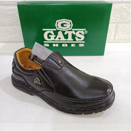 Sepatu Kulit Gats LB 5005 Black.Sepatu Kulit Asli Original Gats