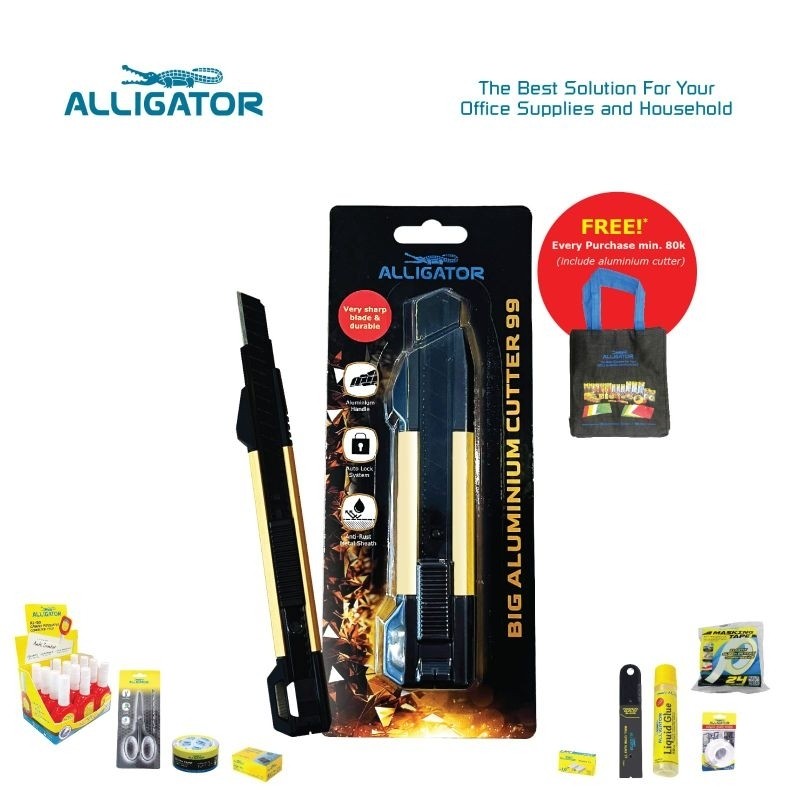

Alligator Aluminium Gold Cutter 99