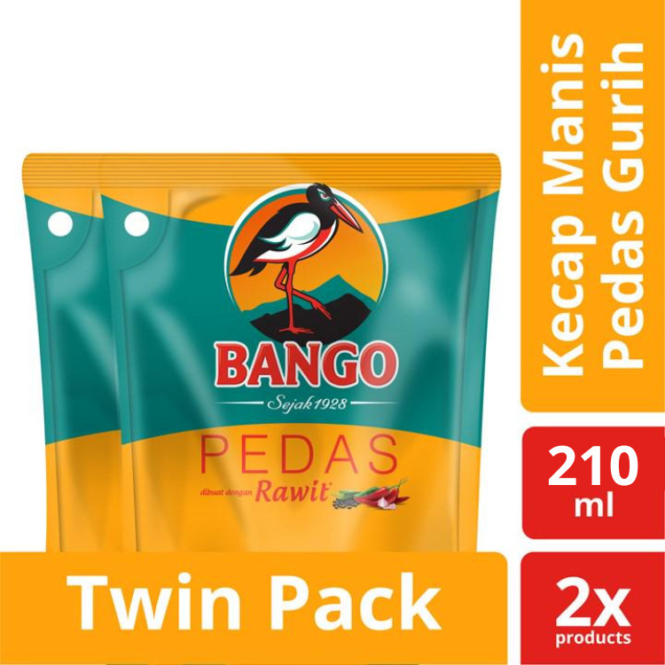 

Bango Kecap Manis Pedas 210ml Twinpack MURAH