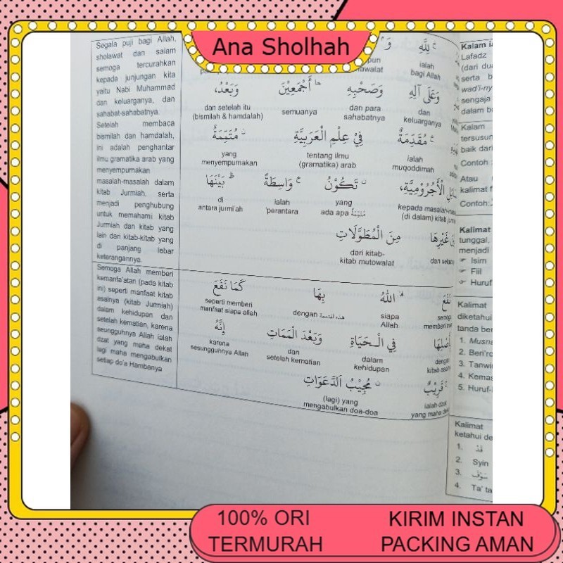 Nahwu Milenial Terjemah Perkata dan Narasi, serta Kajian & isis berbasis Kawakibud Durriyah, Kawakib