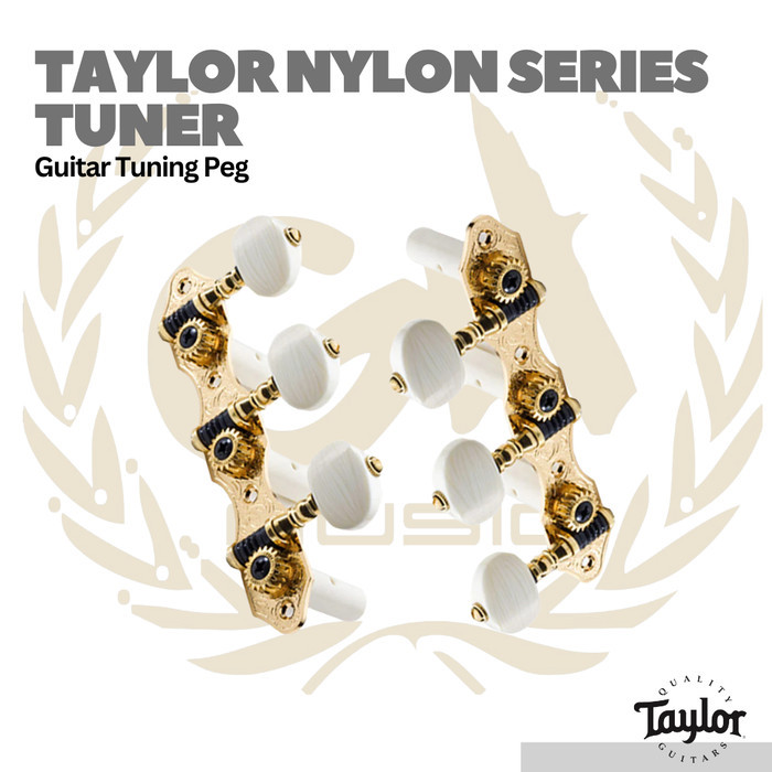 Taylor Nylon Series Tuner, Set of 6 - Tuning Peg Machine