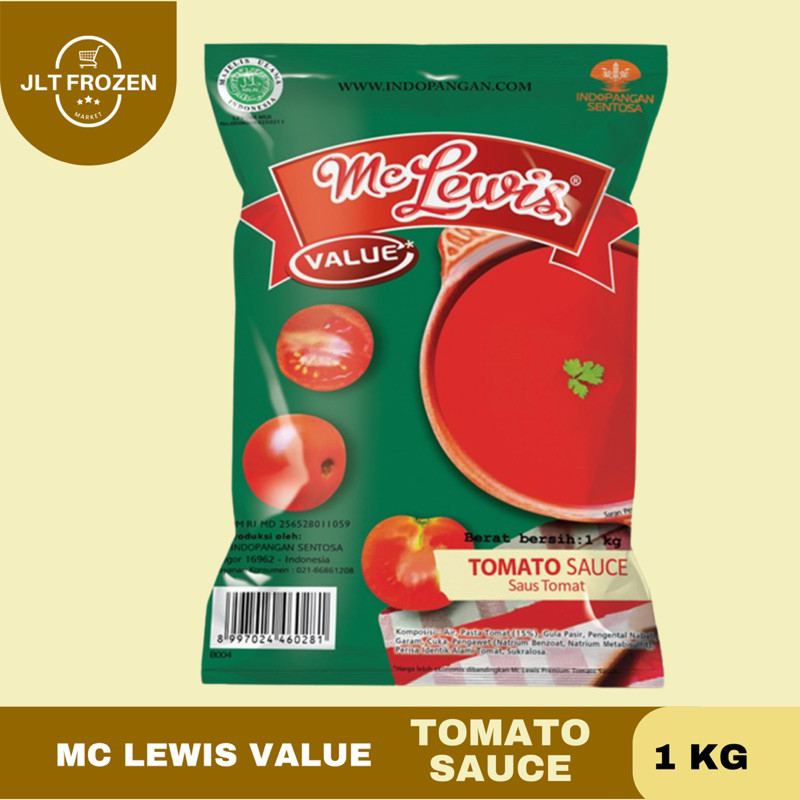

MC Lewis Saus Tomat / Tomato Sauce/ Ketchup VALUE 1kg