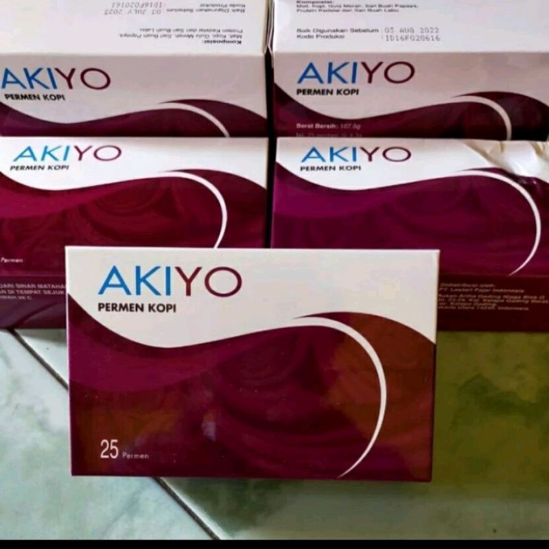 Permen Akiyo Candy Ginseng isi 25Pcs