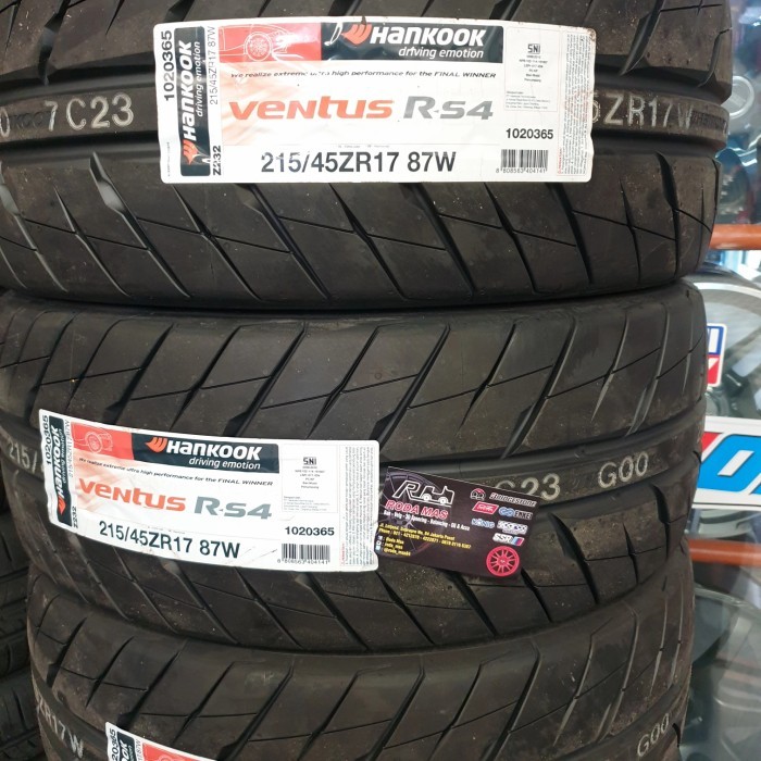 Ban Hankook Ventus RS4 Z232 Korea semi slick 215/45 R17