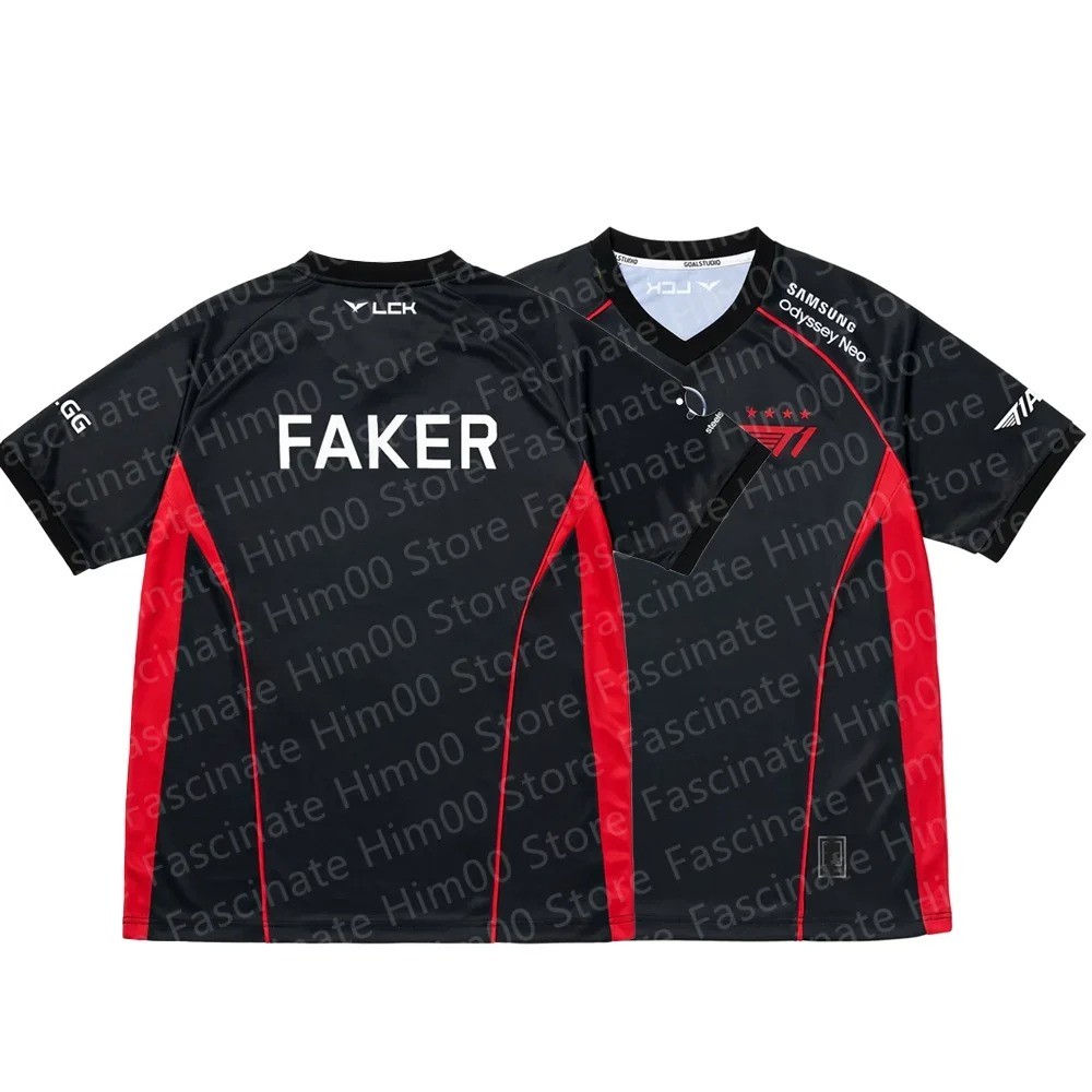 League of Legends LCK Professional League T1 Team, camisetas de enteretimento, camise-Tas Faker, 202
